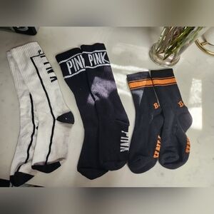 Vintage & Halloween PINK by Victoria Secret Sock Bundle